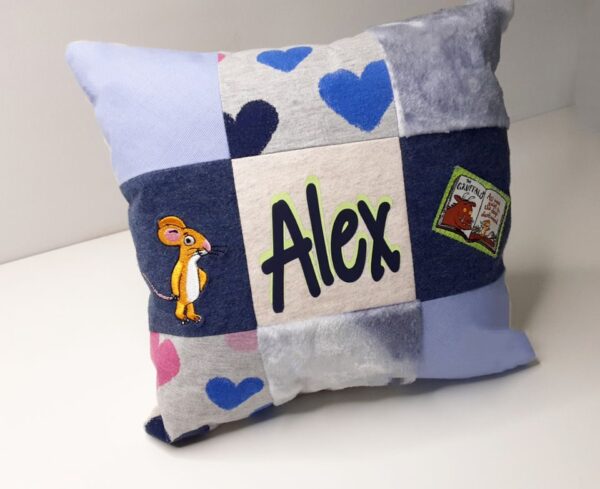 patchwork memory cushion