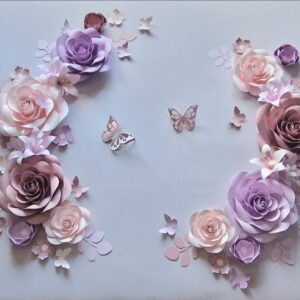 Handcrafted, Only Roses display, ideal for elegant décor in beauty salons and large spaces.